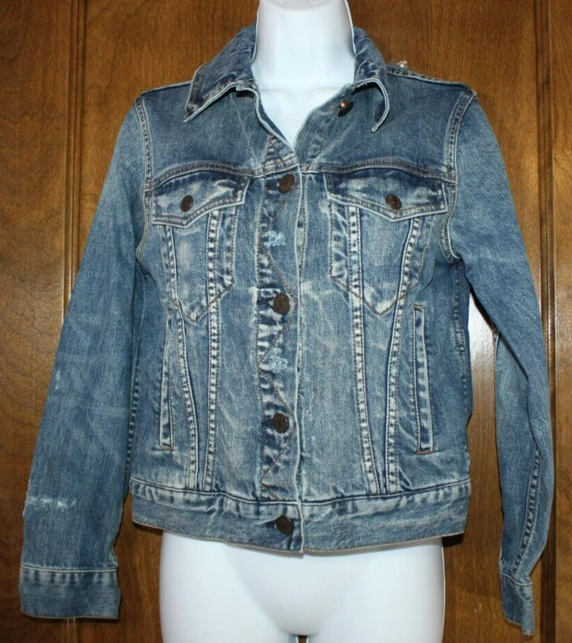 J crew indigo denim jacket clearance