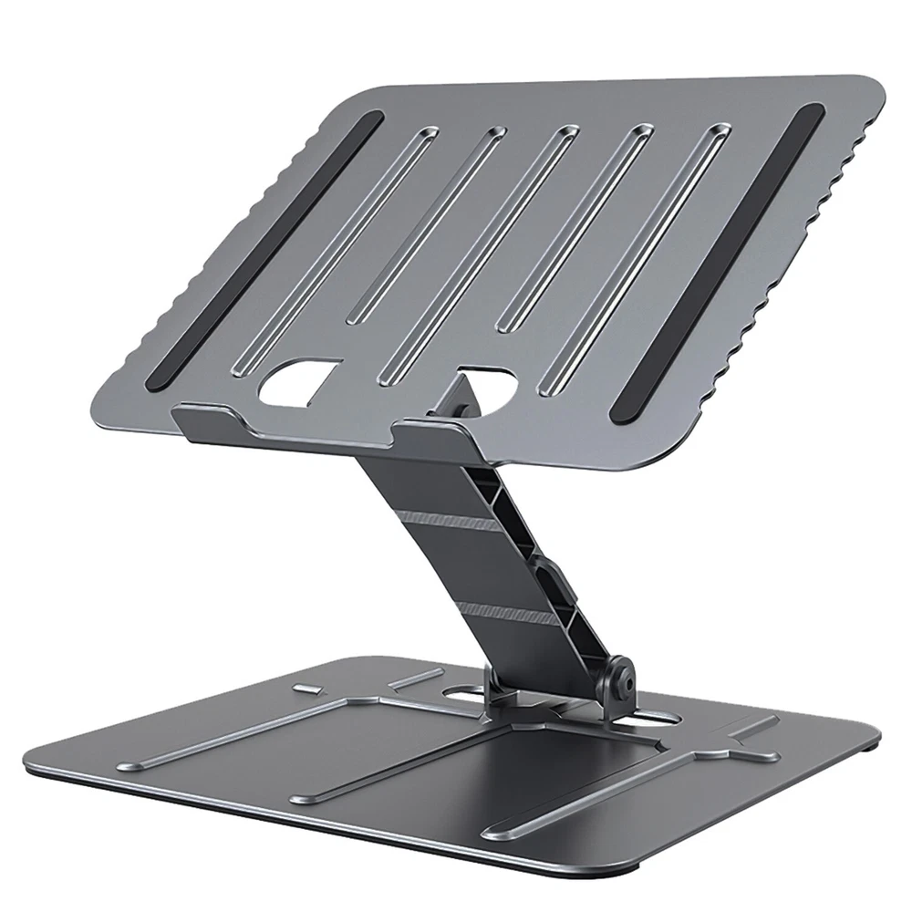 Ergonomic Adjustable Laptop Stand Riser Portable Office PC Notebook Holder