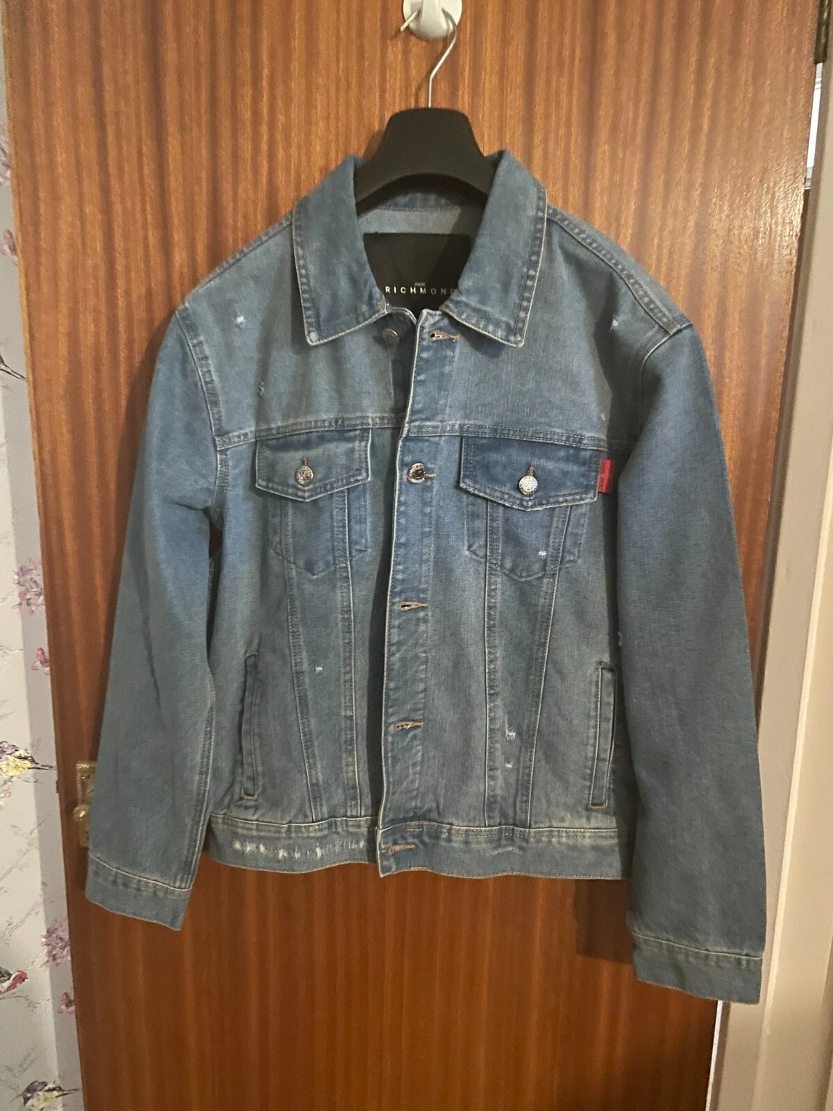 John Richmond blue denim jacket 52(L) RPR £220