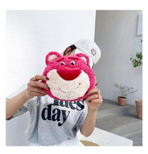 Disney Toy Story Lotso Bear Strawberry Coin case/bag/Shoulder Bag Plush Gift
