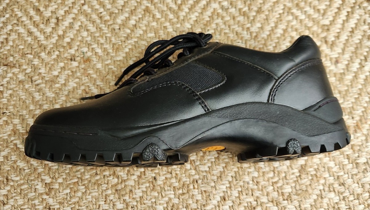 Work Zone Mens Size 6 Safety Toe Black‎ Leather Work Shoes N477 Lace Up Work Zone® 4 main image 4