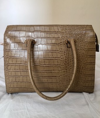 100% Authentic David Jones (Paris) Faux Leather Tote Satchel Women's Handbag Bag