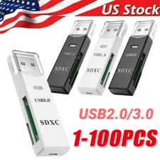 USB3.0 SD Card Reader for PC Micro SD Card to USB Adapter for Camera Memory lot