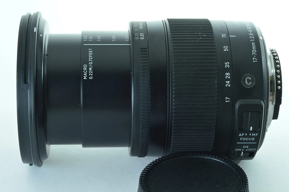 Near Mint】Sigma 17-70mm F2.8-4 Contemporary DC Macro OS HSM Lens