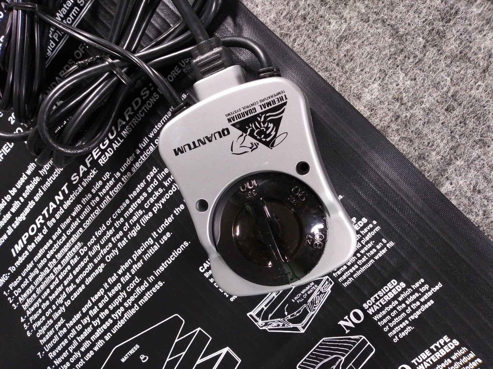 Thermal Guardian Temperature Control Systems Waterbed Heater P1008