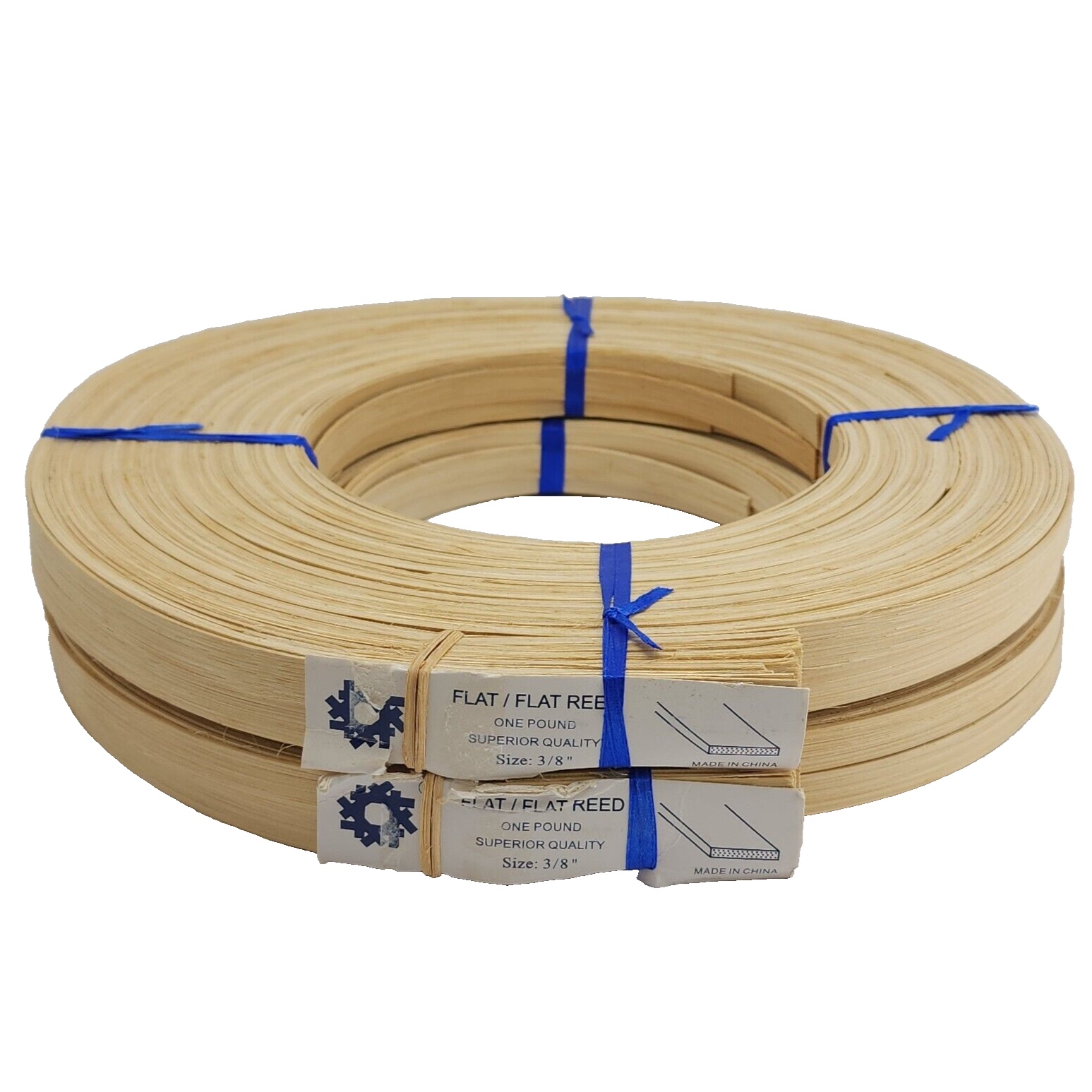 2 New 1LB Coils Of 3/8" Flat Reed Basket Weaving Caning Superior Quality eBay