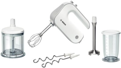 4242002556864 Bosch MFQ4080 mixer Hand mixer Silver,White 500 W