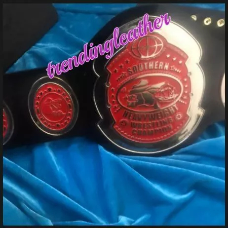 Southern Heavyweight Wrestling Championship Leather Belt