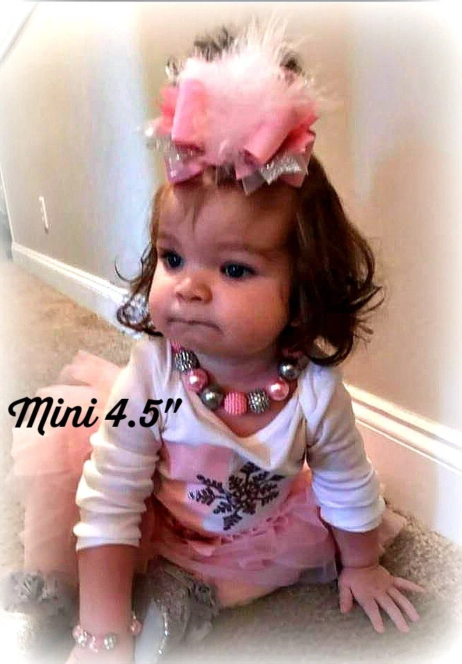 Lazo amarillo de Minnie Mouse rojo OTT moño de pelo Minnie arco de pelo ratón diadema pluma Foto 4 de 4