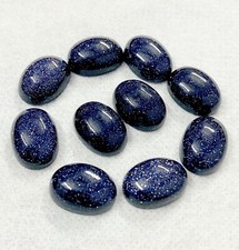 TOP Quality Natural Blue Sunstone Oval Cabochon Loose Gemstone 3X5MM TO 12X16MM