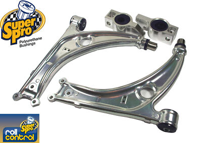 For VW Eos (06on) Alloy Front Control Arm Wishbone & Bush Kit SuperPro Supal ALO