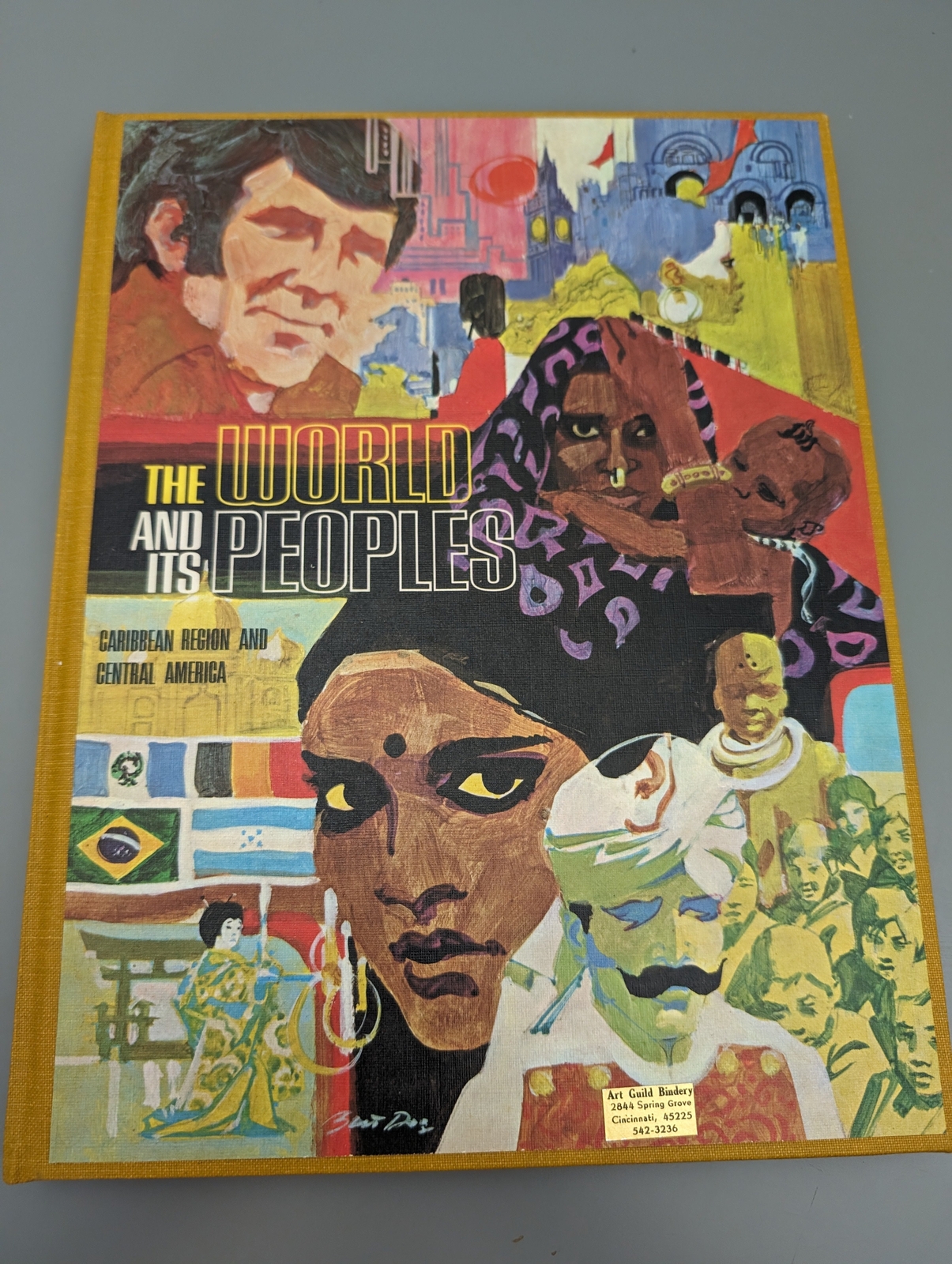 The World And Its Peoples: Caribbean Region South America (1968) HARDCOVER Rare