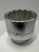 50mm CR-V HALFORDS ADVANCED 3/4 Drive Shallow 12 Point Socket *FREE POST * NEW