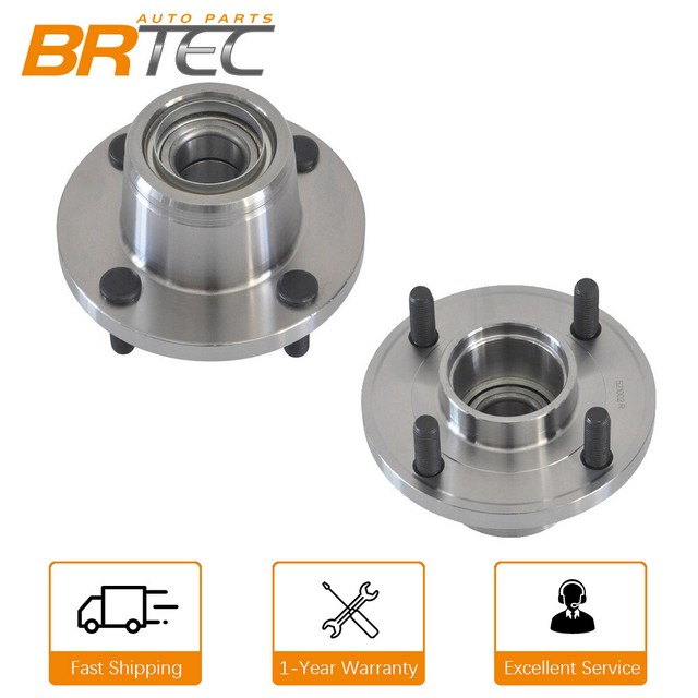 2 Rear Wheel Hub & Bearings Ford Focus 20002009 Disk Only w/o SVT ABS