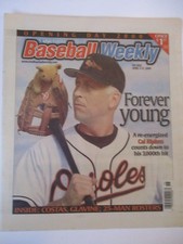 CAL RIPKEN COUNTS DOWN TO 3000th HIT  USA TODAY  BASEBALL WEEKY 4 / 2000 ORIOLES