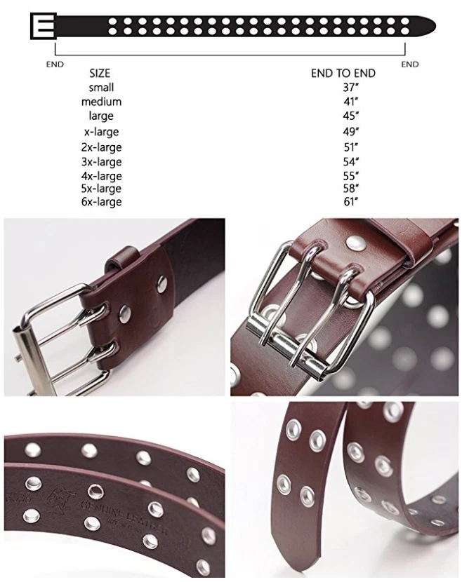 Hot Trend! Eurosport Solid Rich Fashion Color Double Grommet Belt - BW9915 - Image 2 of 2