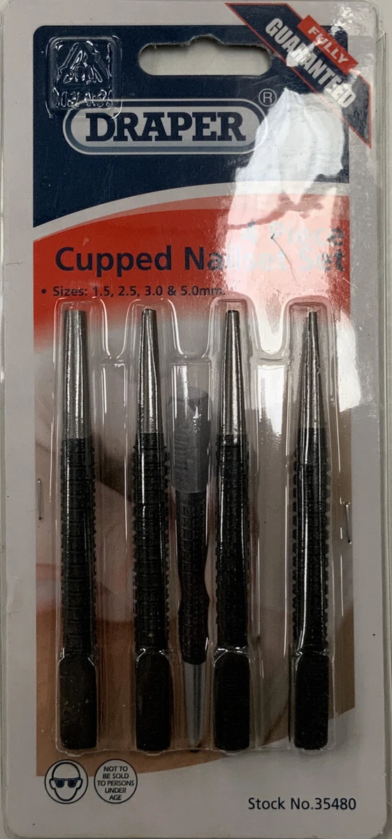 Cupped nail set deals