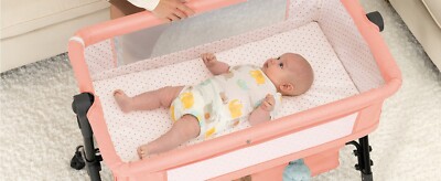 Baby Lounger Pillow PANBAYI Bedside Crib In Baby Bassinet