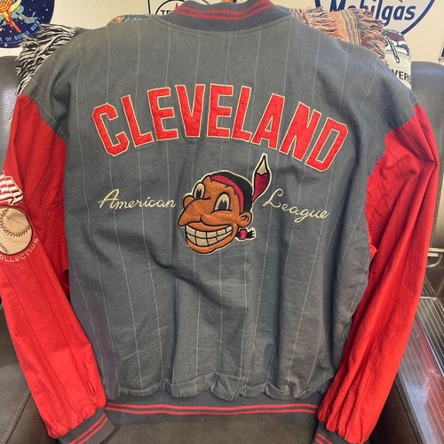 Cleveland Indians Mirage Throwback Jacket - Large - Excellent Condition - Picture 2 of 4