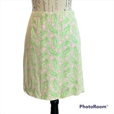 Vineyard Vines Starfish Green/Pink Pastel Skirt