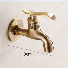 Garten Wandmontage Messing Wasserhahn Waschtisch Kaltwasser Armatur Draussen
