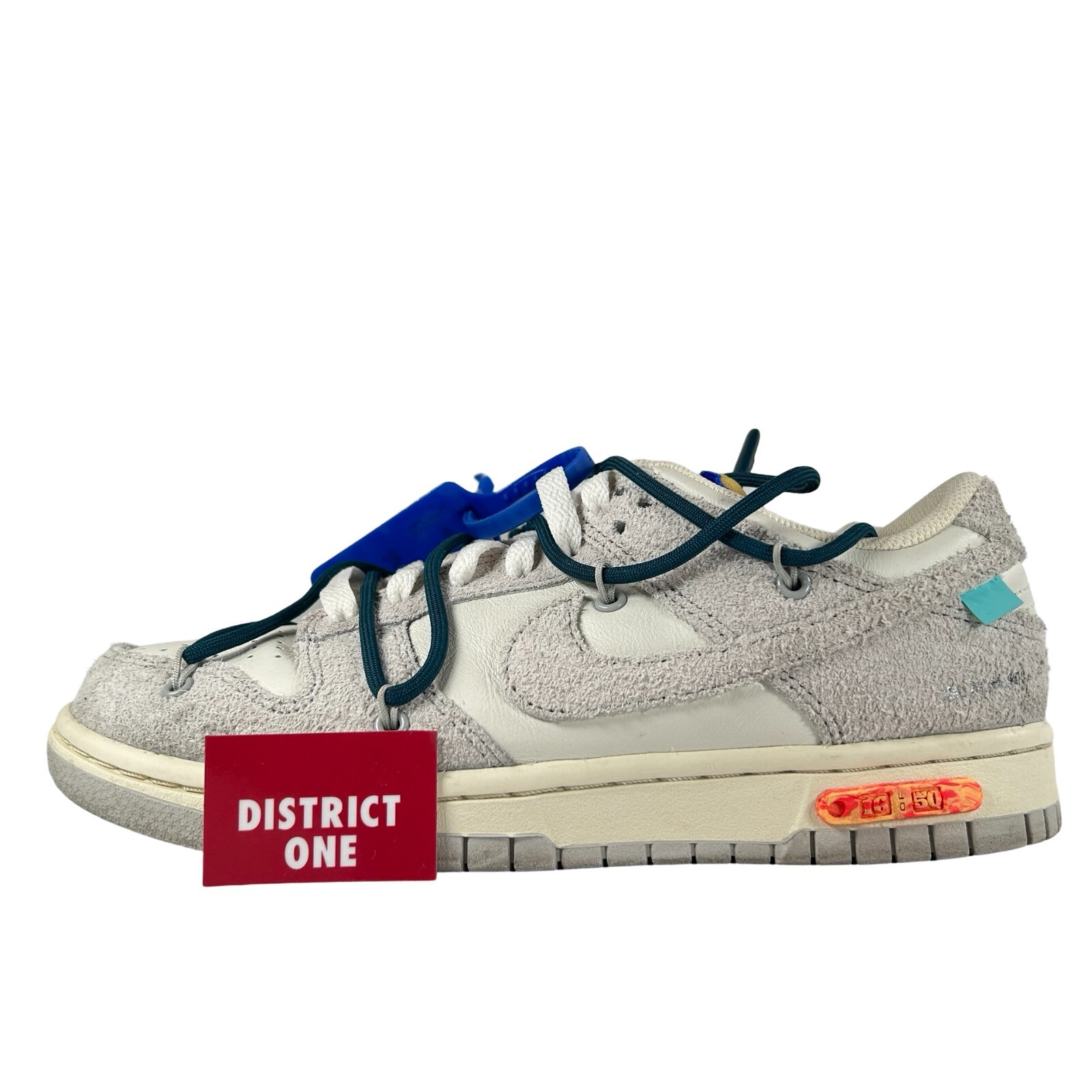 OFF WHITE X NIKE Bianco sporco x Nike Dunk Low 16 Of 50 Taglia 6 DJ0950 111