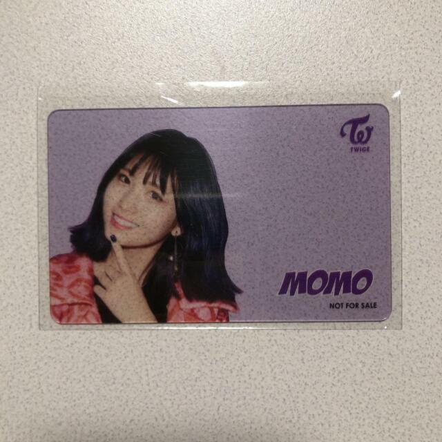 Twice Momo One More Time Transparent Clear Card Photocard 300 Ltd Official Ebay
