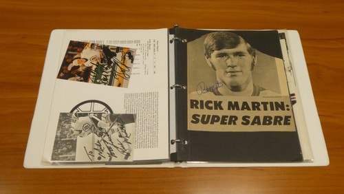 Lot of 37 Vintage Hockey Autographs From 1970's in Binder HOFs Stars Dec. etc. - Picture 7 of 12
