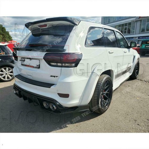 CARBON FIBER REAR MID WING SPOILER TRUNK FOR JEEP GRAND CHEROKEE SRT