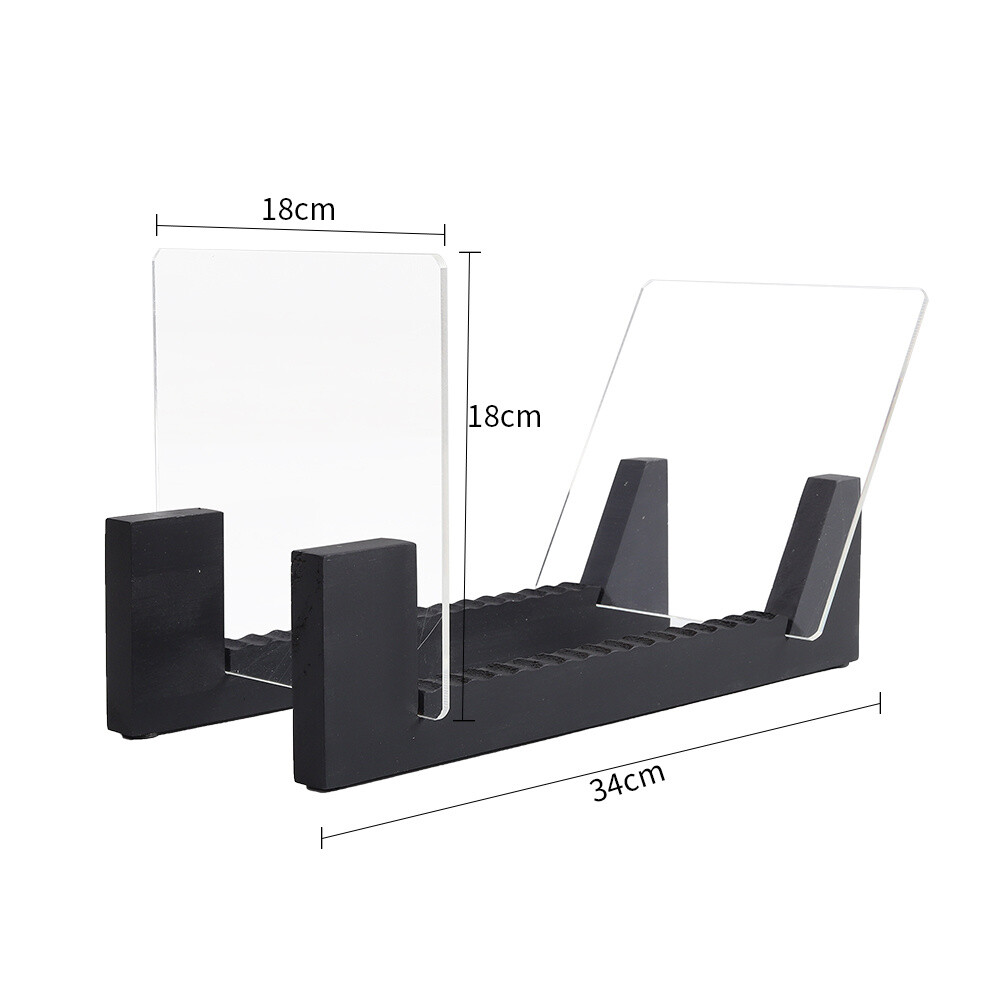 Wooden CD Racks Display Tray 16 CDs Storage Holder Organizer Collection