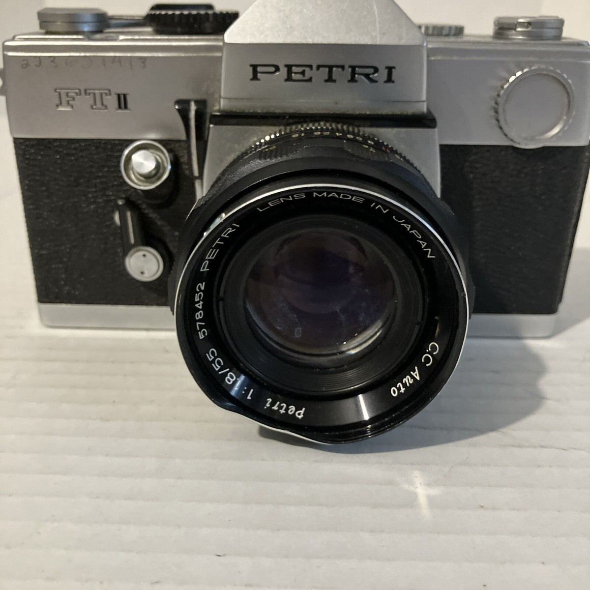 PETRI FT 35mmフィルムカメラ Vintage PETRI FT II Fully Auto 35mm SLR Camera w/Petri 1:1.8, f