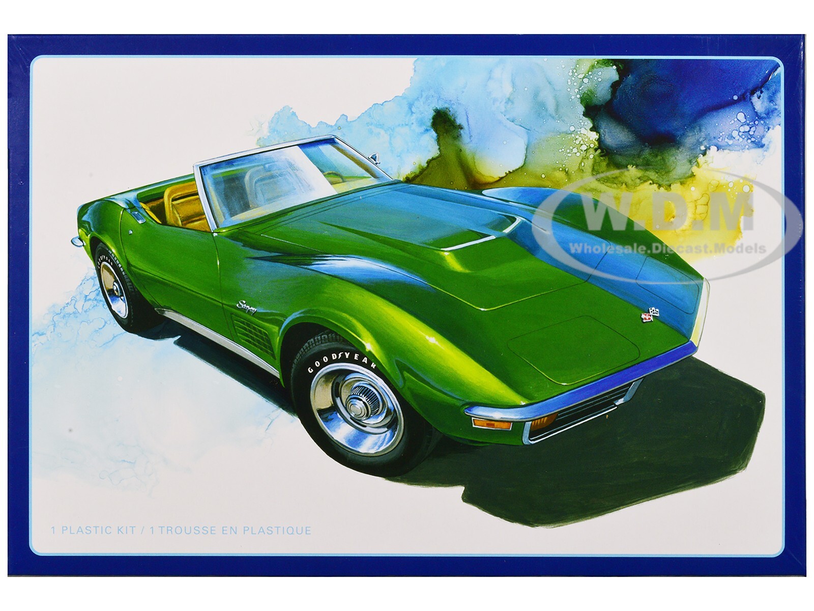 НАБОР МОДЕЛЕЙ SKILL 2 1972 CHEVROLET CORVETTE ROADSTER В МАСШТАБЕ 125 ОТ AMT AMT1437 M 7690₽
