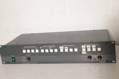 Kramer VP23 Präsentationsumschalter Composite S VHS VGA und Audio