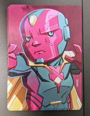 Vision CMON Marvel United Kickstarter Exclusive Stretch Goal Hero Mini & Cards
