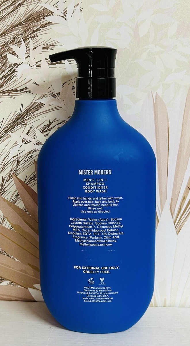 Mister Modern ~ Sea Salt 3-in-1 Refreshing Shower Gel 33.8 fl oz