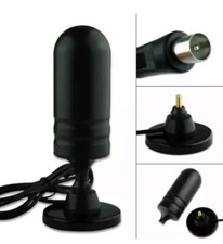 ANTENNA TV DIGITALE TERRESTRE INTERNO ESTERNO AMPLIFICATA 35DB DVB-T AUTO CAMPER