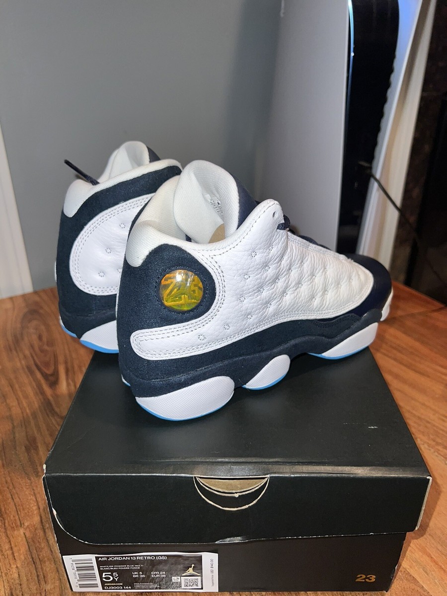 Air Jordan 13 Retro White Obsidian Powder Blue (GS) - DJ3003