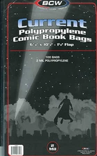 25 BCW Current Comic Book Bags - Sleeves