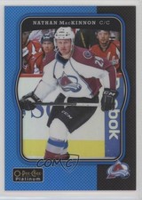 2017 O-Pee-Chee Platinum Retro Rainbow Blue 124/149 Nathan MacKinnon #R-7 00d2