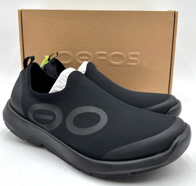 Oofos OOMG SPORT 5085 Men's NEW Slip-On Recovery Shoe Black Multiple Sizes