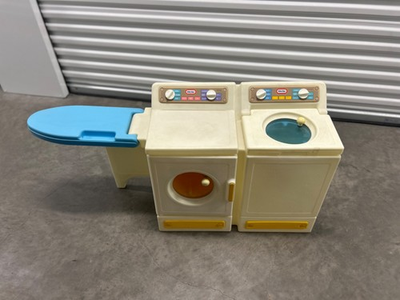 #ad Vintage Little Tikes Washer amp; Dryer Set Foldable Ironing Board – Rare $150.00