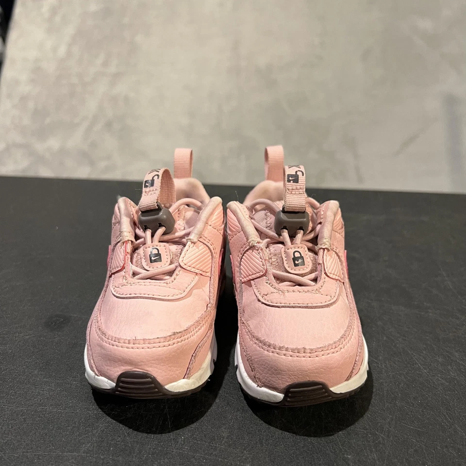 Nike Air Max 90 Toggle Shoes Toddler 5C Pink Foam Slip On Sneakers CV0065-600 - Image 2 of 4