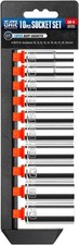 10PCS 3/8  Drive Deep Socket Set, Metric 10mm-21mm , Metric 10mm-21mm 