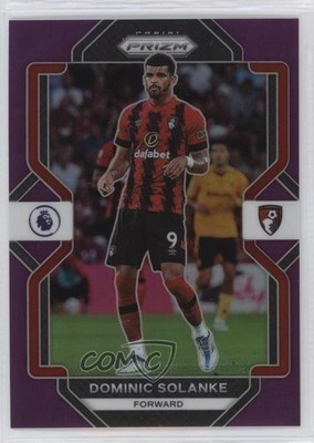 2022-23 Panini Prizm Premier League Purple 40/49 Dominic Solanke #223 0tw4