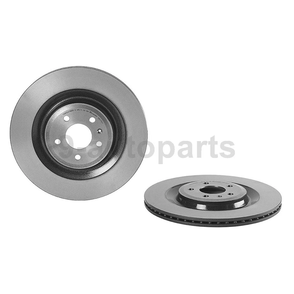 Комплект задних тормозов Brembo дисковые роторы керамические колодки для Audi S6 2013-2018 годов выпуска - Изображение 2 из 4