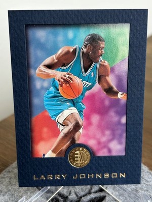  Larry Johnson 1995 SkyBox E-XL Blue #8 NBA