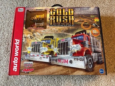 Auto World AW Gold Rush Slot Car Racing Track Set New in Box