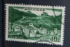 Timbre Andorre N° 151 Oblitérés 1955