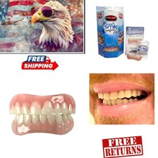 Transform Your Smile with Comfortable Flex Veneers - Easy Fit Upper Lower Set