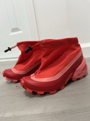 Maison Margiela MM6 x Salomon Cross Low Fiery Red Sneakers Women s Size 6 US